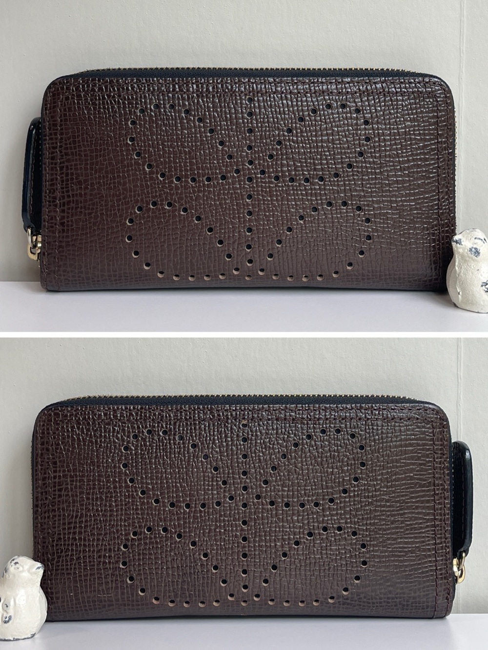 Orla Kiley Big Zip Genuine Leather Wallet